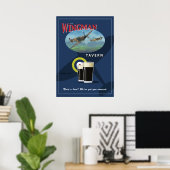 Pub Sign, "The Wingman Tavern" Poster (Thuiskantoor)