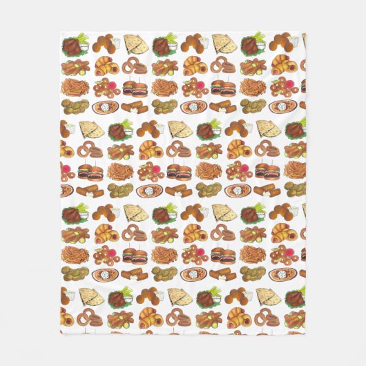 Pub Snacks bar Food Restaurants Appetizers Foodie Fleece Deken (Voorkant)