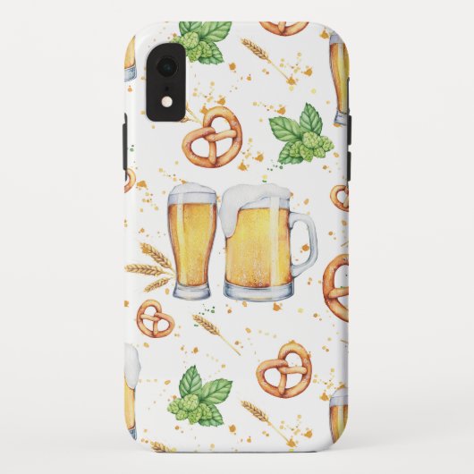 Pub Style Beer Patroon Case-Mate iPhone Case (Achterkant)