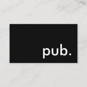 pub. visitekaartje (Voorkant)