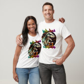 PUBASAURUS beroemd gemaakt door BAD Dino T-shirt (Unisex)
