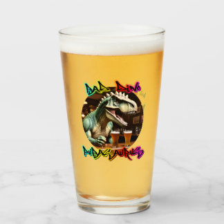 PUBASAURUS door BAD Dino Glas
