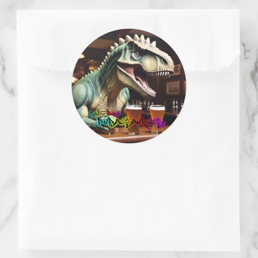 Pubasaurus Sticker van BAD Dino (Tas)