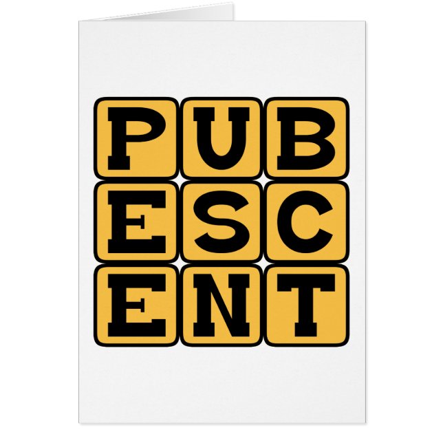Puberteit, Fase in het Leven van een Tiener (Voorkant)
