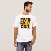 Puberteit, Fase in het leven van een tiener T-shirt (Voorkant volledig)