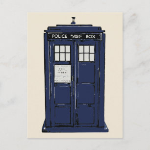 Public Call box van politie Briefkaart