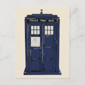 Public Call box van politie Briefkaart (Voorkant)
