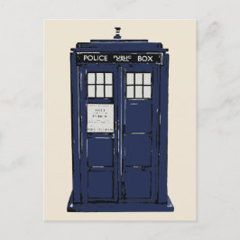 Public Call box van politie Briefkaart