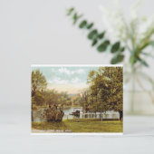 Public Garden, Boston 1909  Briefkaart (Staand voorkant)