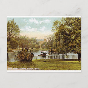 Public Garden, Boston 1909  Briefkaart
