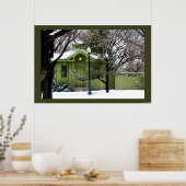 Public Garden Greens Poster (Keuken)