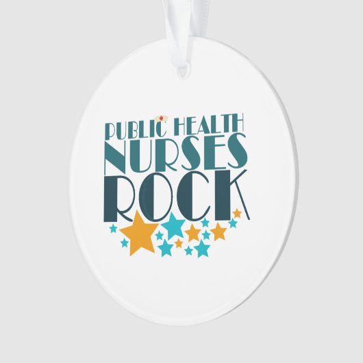 Public Health Neurses Rock Ornament (voorkant)