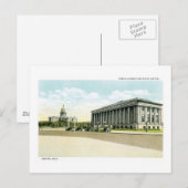 Public Library and State Capitol, Denver, CO Briefkaart (Voorkant / Achterkant)