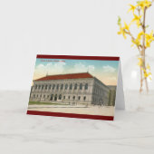 Public Library, Boston 1911  Kaart (Gele Bloem)