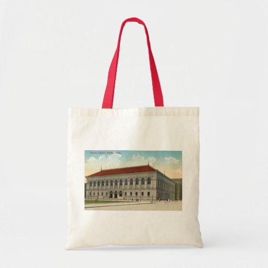 Public Library, Boston 1911 Tote Bag (Voorkant)