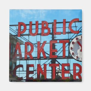 Public Market Centre in Seattle Washington Magneet