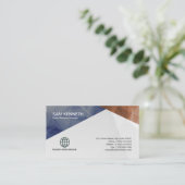 Public relations Colorful Geometric Visitekaartje (Staand voorkant)