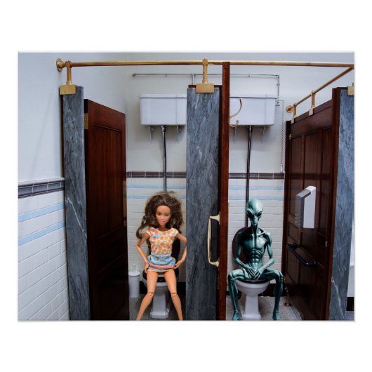 Public Rest Rooms. Perfect Poster (Voorkant)