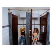 Public Rest Rooms. Perfect Poster (Voorkant)