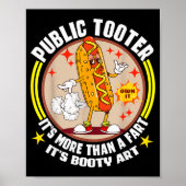 Public Tooter Funny Inappropriate Embarring Adult Poster (Voorkant)