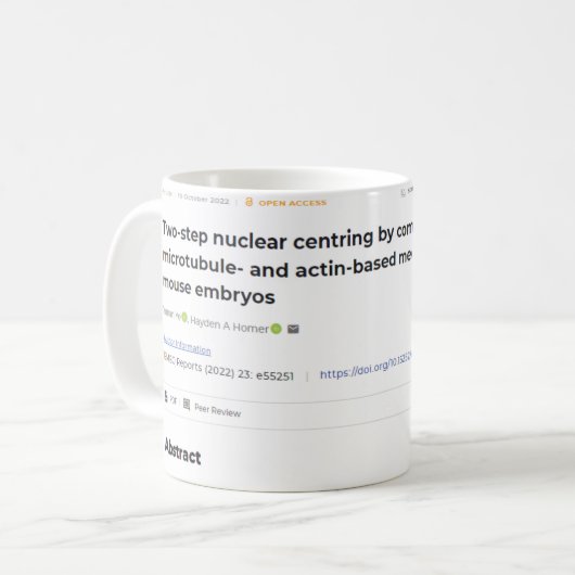 Publicatie onderzoeksdocument Coffee Mok Gift (Voorkant links)