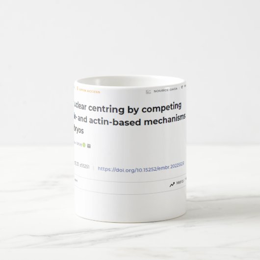 Publicatie onderzoeksdocument Coffee Mok Gift (Center)