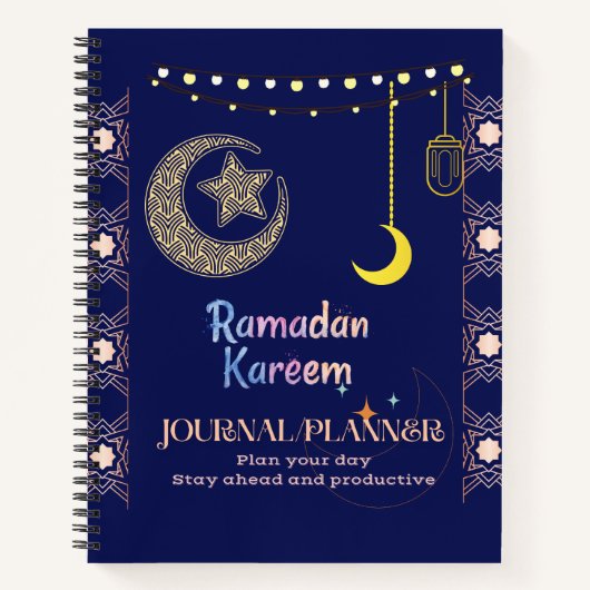publicatieblad van ramadan notitieboek (Voorkant)