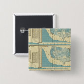 Publicaties en verspreiding vierkante button 5,1 cm (Voorkant /achterkant)