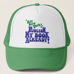 Publiceer mijn boek Big New York Slogan Design Trucker Pet