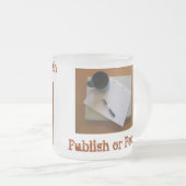 Publiceer of Perish Mok (Voorkant rechts)