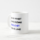 publicist, geweldige koffiemok (Voorkant links)