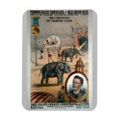  publiciteit poster - Londen Circus Magneet (Verticaal)