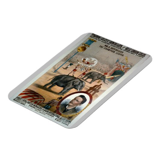 publiciteit poster - Londen Circus Magneet (Linkerzijde)