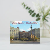 Publiek Briefkaart Cleveland Ohio (Staand voorkant)