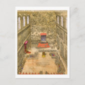Publiek Chapel in het Vaticaan (kleurengraving) Briefkaart (Voorkant)
