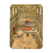 Publiek Chapel in het Vaticaan (kleurengraving) Magneet (Verticaal)