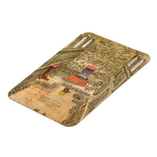 Publiek Chapel in het Vaticaan (kleurengraving) Magneet (Linkerzijde)