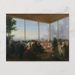 Publiek gegeven in Constantinopel Briefkaart