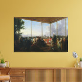 Publiek gegeven in Constantinopel Canvas Afdruk (Insitu (Woonkamer))