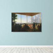 Publiek gegeven in Constantinopel Canvas Afdruk (Insitu (Houten vloer))