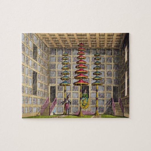 Publiek Hall, Cochin China, bord 88 van Le Cos. Legpuzzel (Horizontaal)