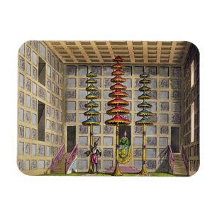 Publiek Hall, Cochin China, bord 88 van Le Cos. Magneet