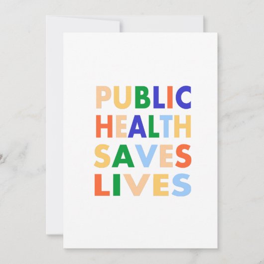 Publiek Health Saves Lives Aankondiging (Voorkant)