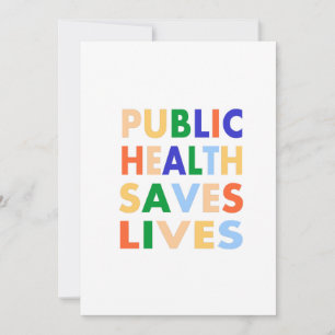 Publiek Health Saves Lives Aankondiging