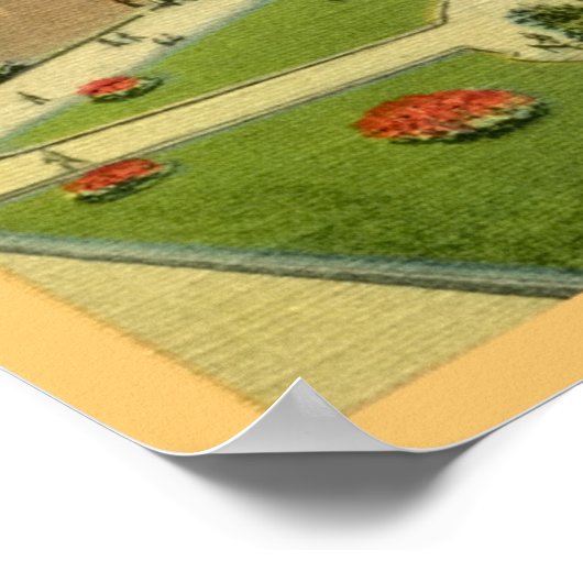  publiek plein Cleveland Ohio Poster (Hoek)