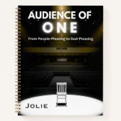 Publiek van één gepersonaliseerd naamonderzoek notitieboek (Voorkant)