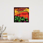 Publiek van het Poster van de hel theater (Keuken)