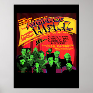 Publiek van het Poster van de hel theater