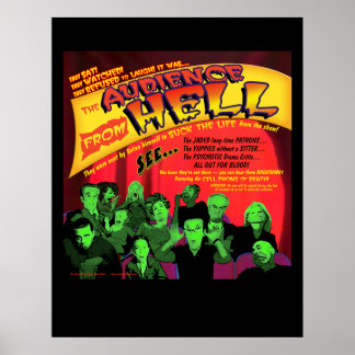 Publiek van het Poster van de hel theater