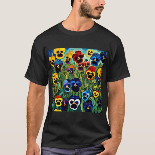 Publiek van Pansies T-shirt (Voorkant)